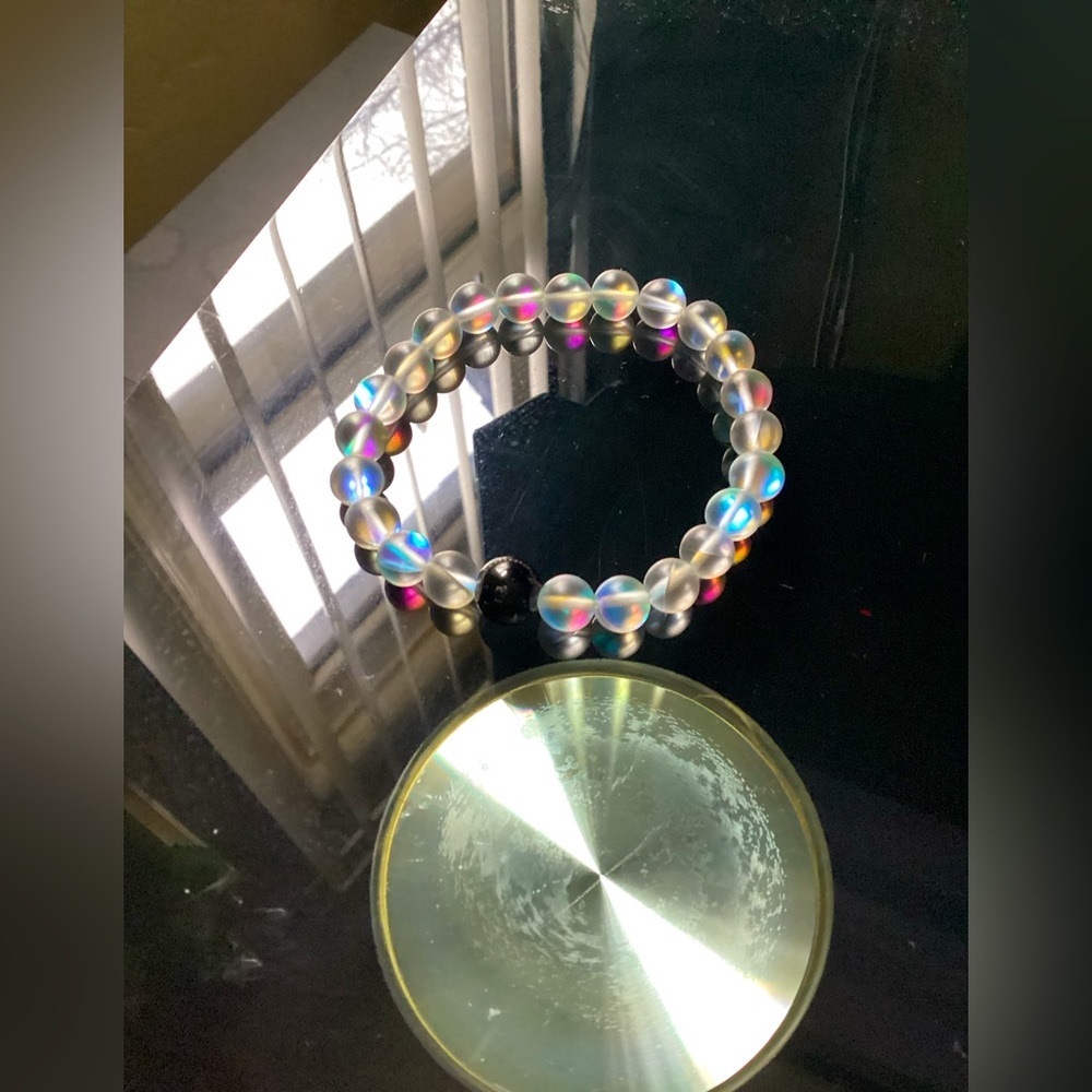 Mens Aurora Moonstone Bracelet..Wow!!📀💿